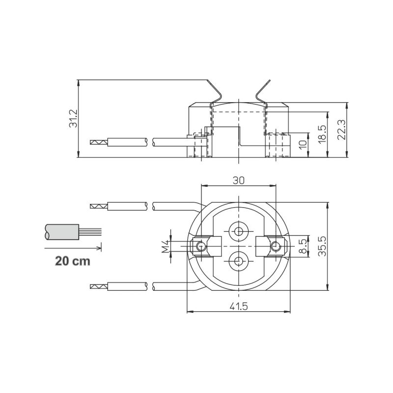 Ντουί Ιωδίνης G12305/S 150 Watt -  Τεμ.