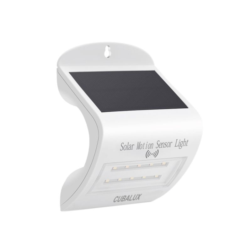 Ηλιακό φωτιστικό 2 Watt με ανιχνευτή κίνησης (RADAR) IP44 4000K -  Τεμ.