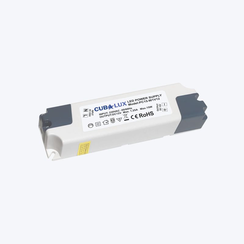 Τροφοδοτικό Cubalux IP20 15 Watt 12VDC -  Τεμ.