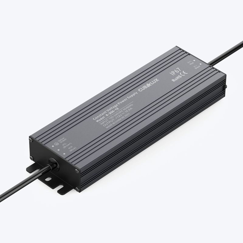 Τροφοδοτικό Cubalux IP67 200 Watt 12VDC -  Τεμ.