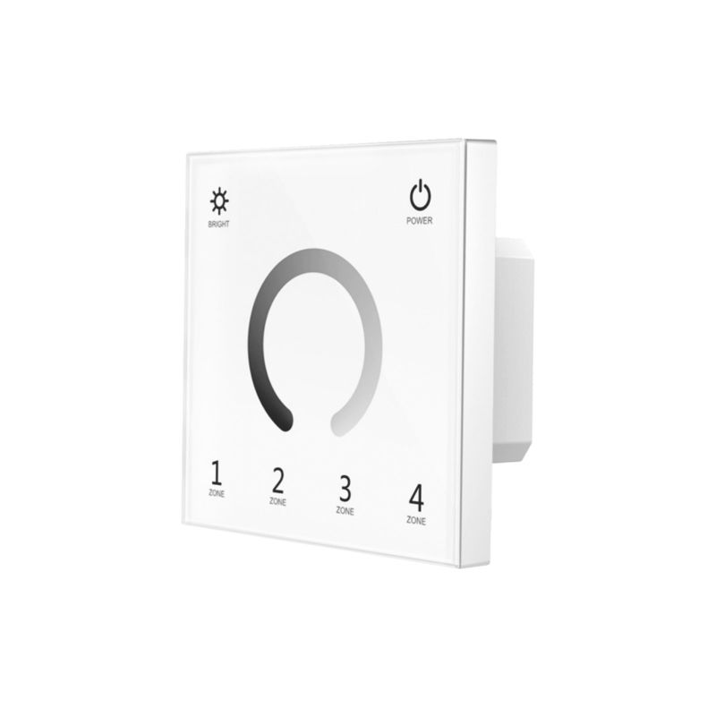 Ασύρματος - DMX512 διακόπτης αφής dimming 4 ζώνες (λειτουργία 230VAC) -  Τεμ.