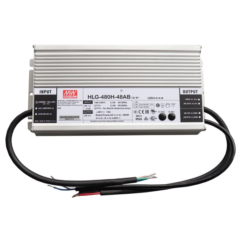 Tροφοδοτικό Mean Well IP65 480 Watt 48VDC -  Τεμ.
