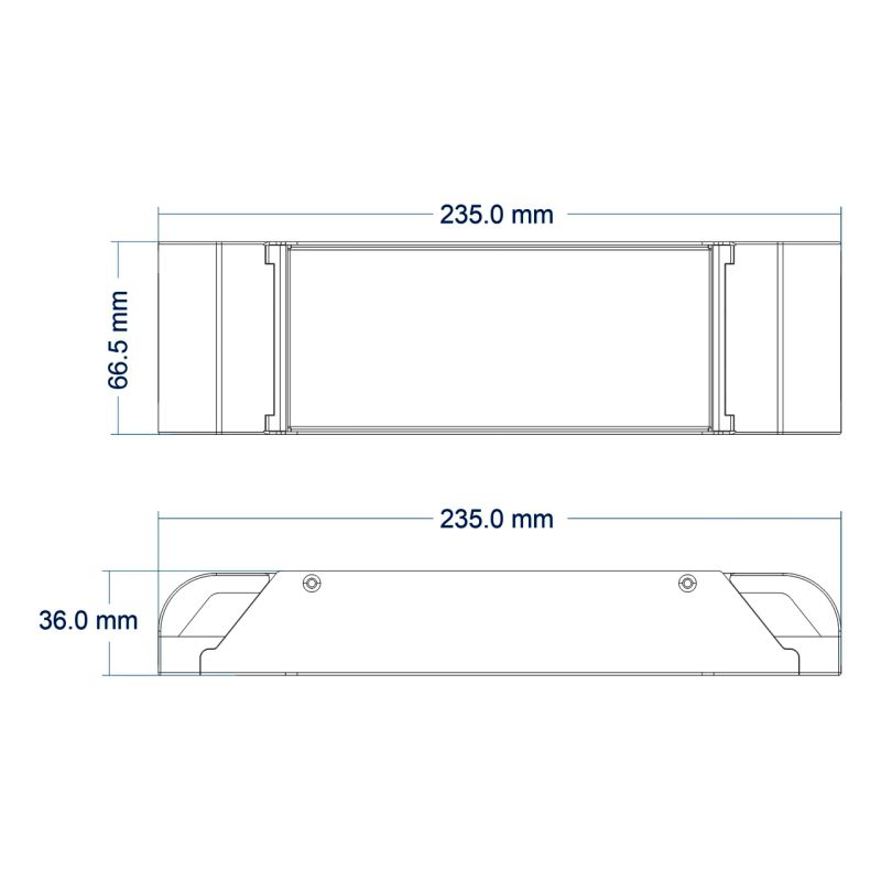 Led driver Dimmable TRIAC, Push button Cubalux IP20 150 Watt 12VDC -  Τεμ.