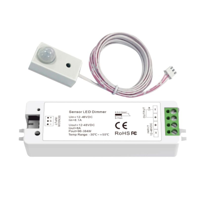 Controller με αισθητήρα κίνησης (PIR) On/Off 8A 12/48Vdc -  Τεμ.