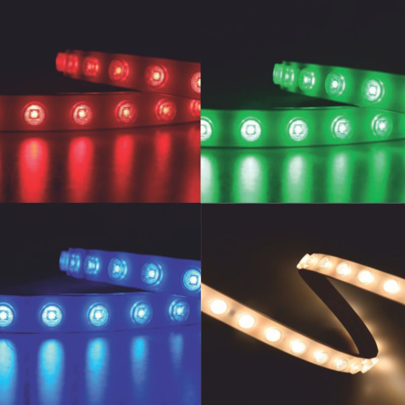 Ταινία LED Jazz flexible wall washer RGBW 16 Watt/m φακός 20x45 CRI80 42 LED/m IP67 1m -  Τεμ.