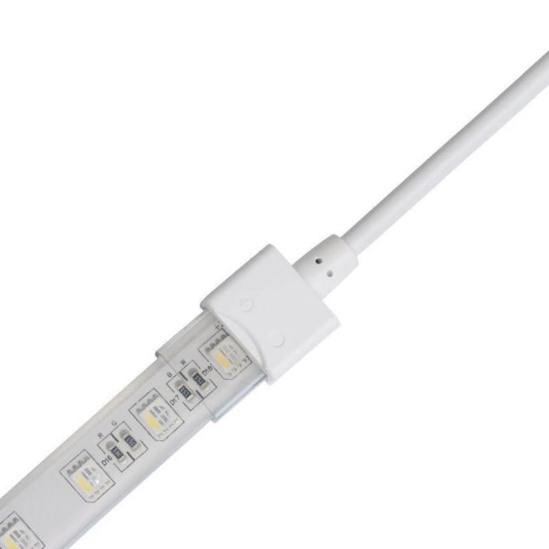 Kονέκτρορας παροχής RGBW IP67 για ταινίες led πλάτους 14mm με καλ. 18cm -  Τεμ.