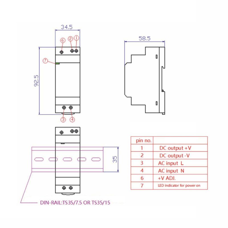 Τροφοδοτικό ράγας Cubalux 30Watt 24V IP20 -  Τεμ.