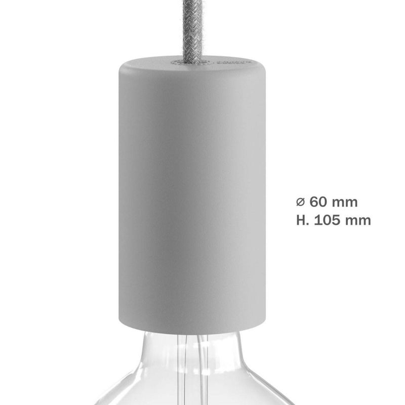 EIVA ELEGANT, E27 IP65 κιτ ντουί σιλικόνης εξωτερικού χώρου Γκρι -  Τεμ.