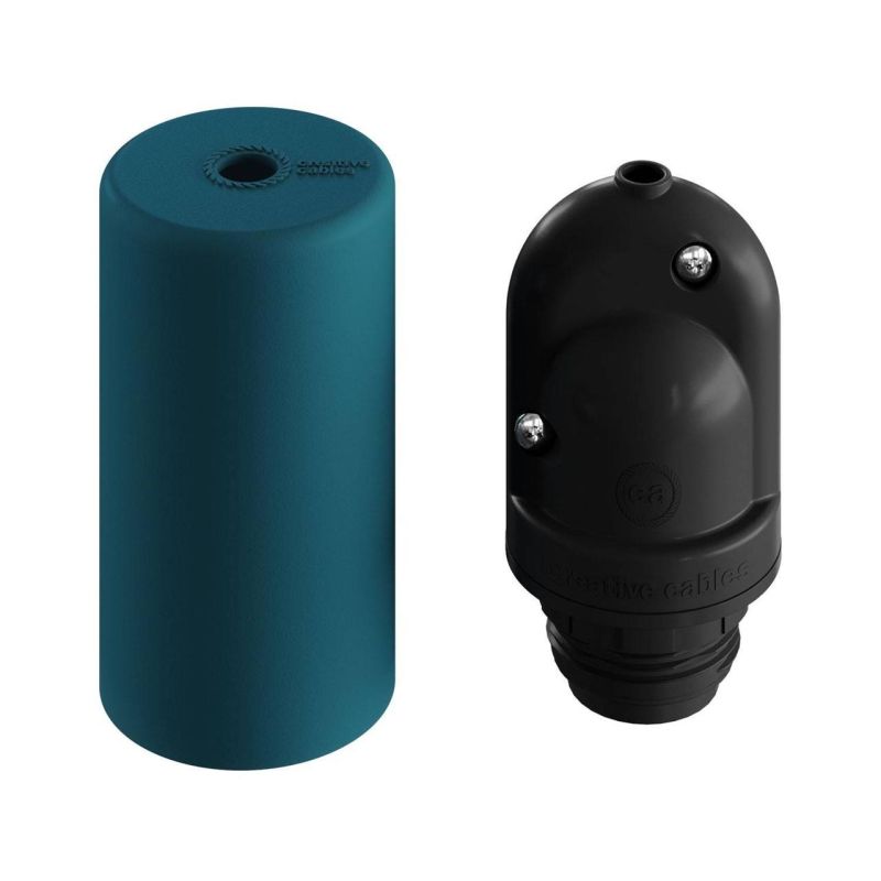 EIVA ELEGANT, E27 IP65 κιτ ντουί σιλικόνης εξωτερικού χώρου Πετρόλ -  Τεμ.
