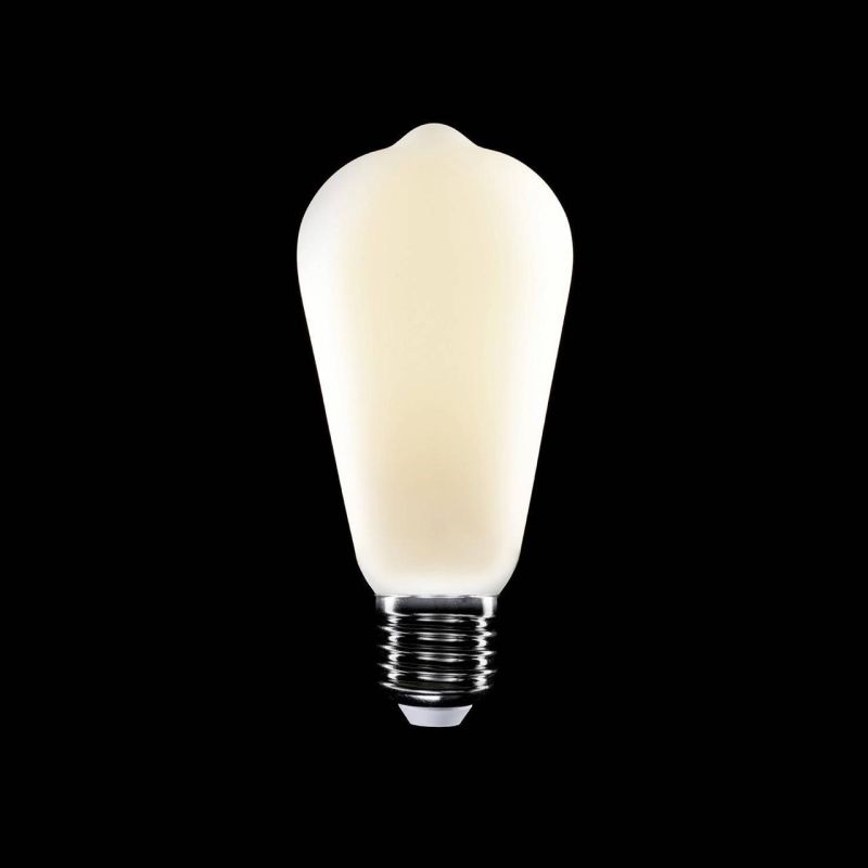 Λάμπα LED με εφέ πορσελάνης αχλάδι, CRI 95 ST64 7W 640Lm E27 2700K\nDIM -  Τεμ.