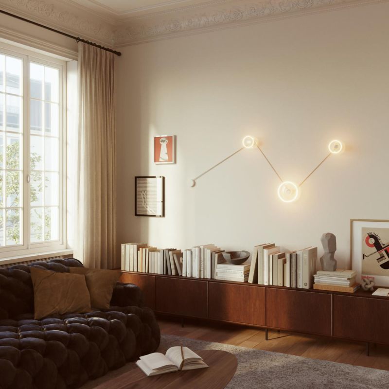 Λάμπα LED Διαφανής, σειρά Ghost Δακτύλιος 195x83, 6W 500Lm E27 2200K DIM -  Τεμ.