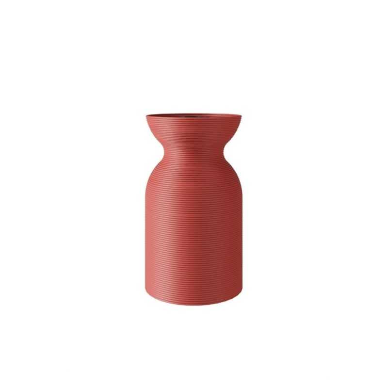E27 lamp holder kit in recycled plastic from 3D printing, Terracotta