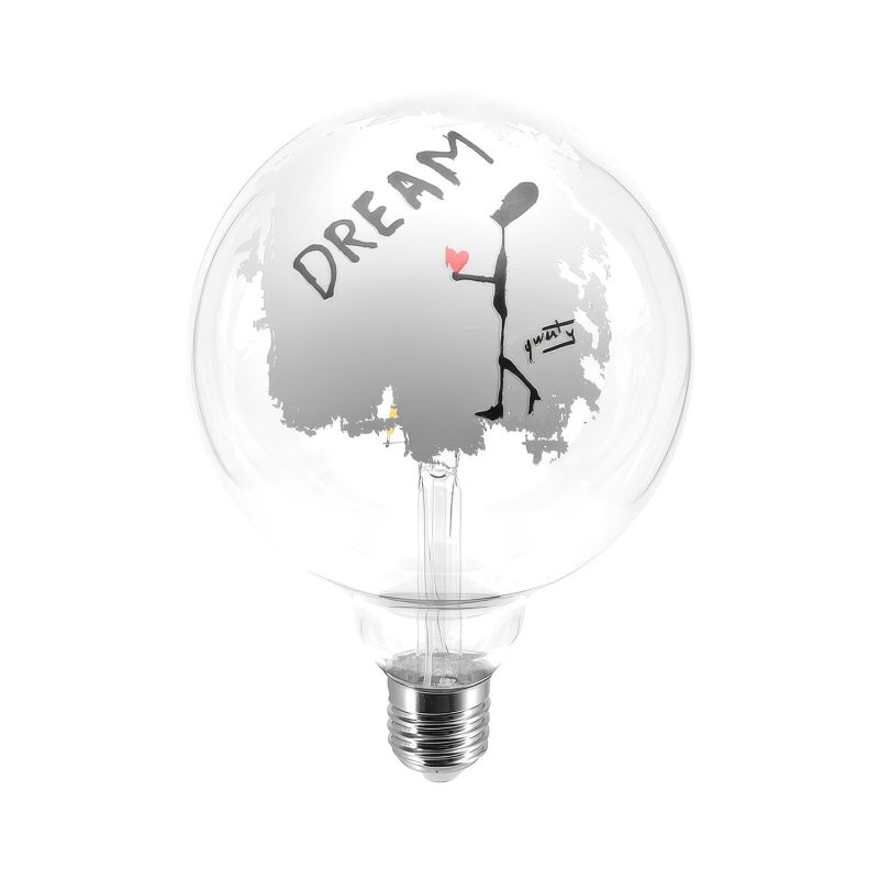 Λάμπα LED γλόμπος, (Dream) G125 4,5W 470Lm E27 2700K Ρυθμιζόμενης έντασης -  Τεμ.
