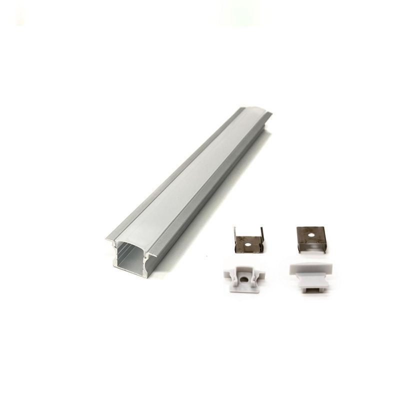 Set 160028 (profil silver+cover opal+2clips+2cap) -2m