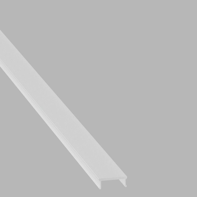 Κάλυμμα OPAL για Προφίλ Απλό Ασημί 6,9x12,6  (2m) -  Τεμ.