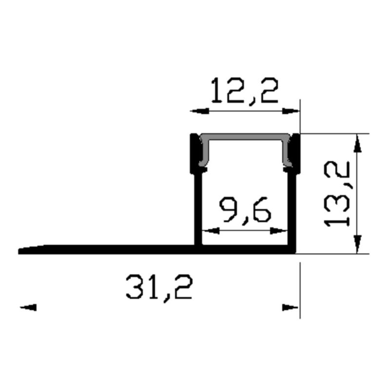 Προφίλ Γυψοσανίδας 31,2x9,6 (2m) -  Τεμ.