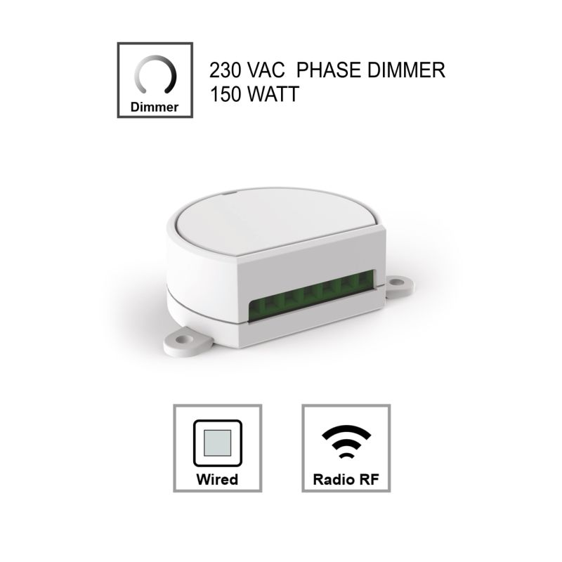Dimmer 230VAC/150 Watt RF-Push Button -  Τεμ.