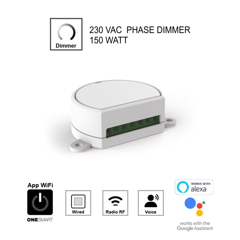 Dimmer 150W/230VAC (WiFi-RF-Push button) -  Τεμ.