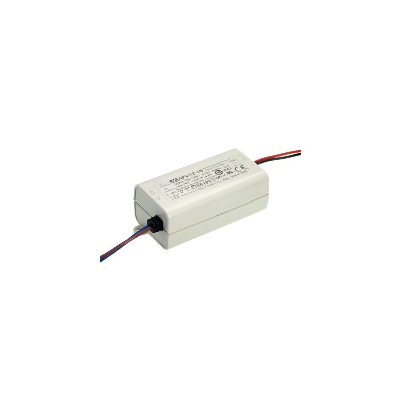 Τροφοδοτικό Mean Well APV IP42 12 Watt 24V -  Τεμ.