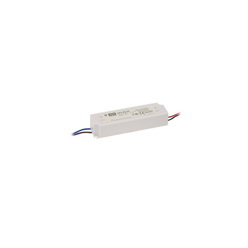 Τροφοδοτικό Mean Well LPV IP67 20 Watt 24V -  Τεμ.