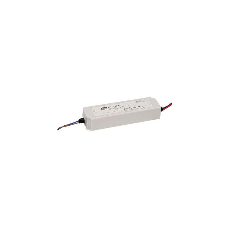 Τροφοδοτικό Mean Well LPV IP67 100 Watt 24V -  Τεμ.