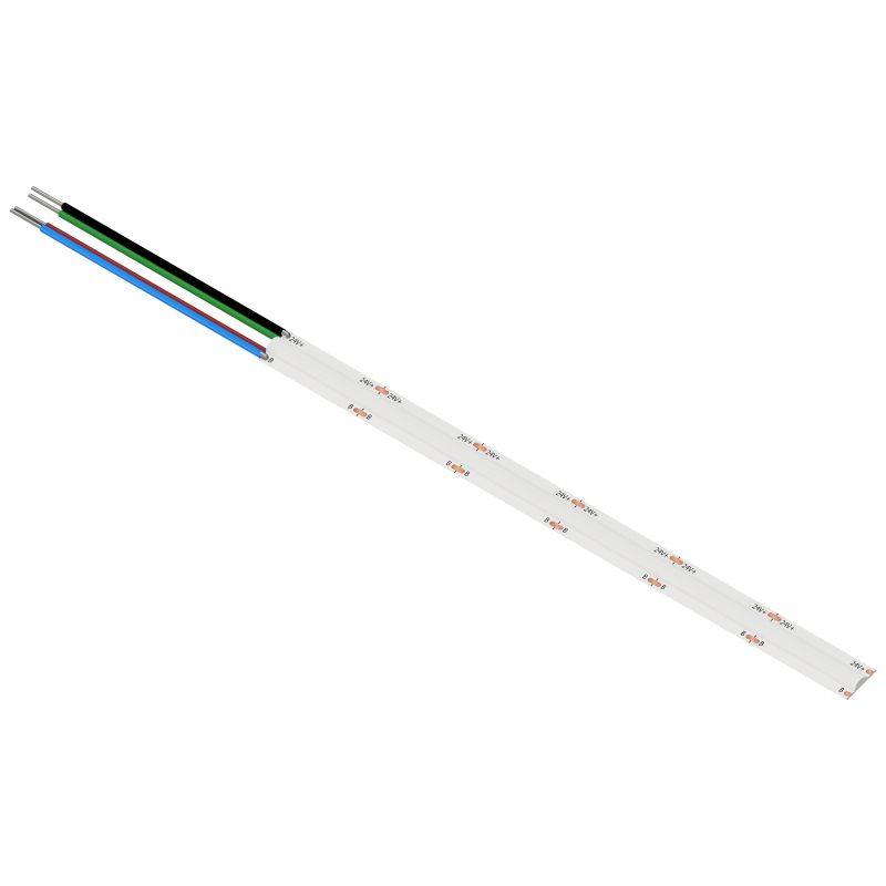 Ταινία LED TΩRA COB 14 Watt/m RGB 24V IP20 768 led/m 5m -  Τεμ.