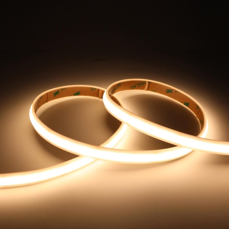 Ταινία LED TΩRA COB 12 Watt/m 24V CRI90 IP67 416 LED/m 3000K 5m -  Τεμ.