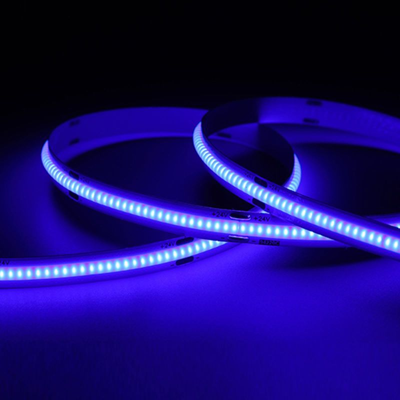 Ταινία LED TΩRA COB 11 Watt/m 24V IP67 480 led/m ΜΠΛΕ 5m (10,4mm) -  Τεμ.