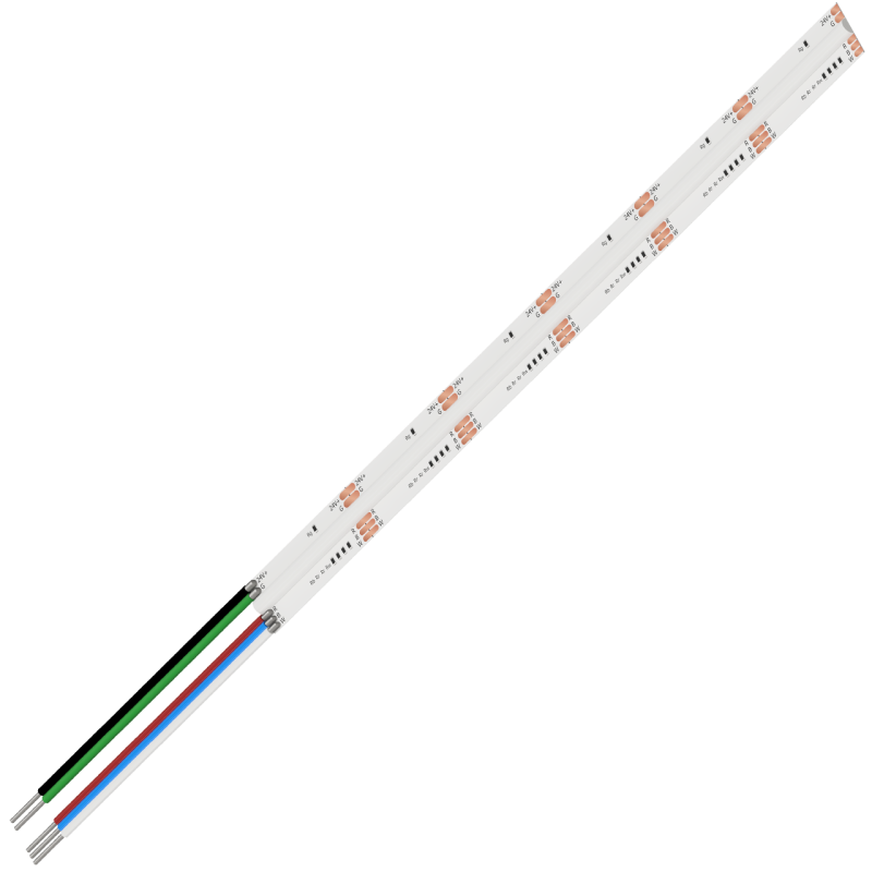 Ταινία LED TΩRA COB RGBW 18 Watt/m 24V CRI90(3000K) IP20 840 led/m 5m  (12mm) -  Τεμ.