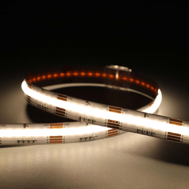 Ταινία LED TΩRA COB RGBW 18 Watt/m 24V CRI90(3000K) IP20 840 led/m 5m  (12mm) -  Τεμ.