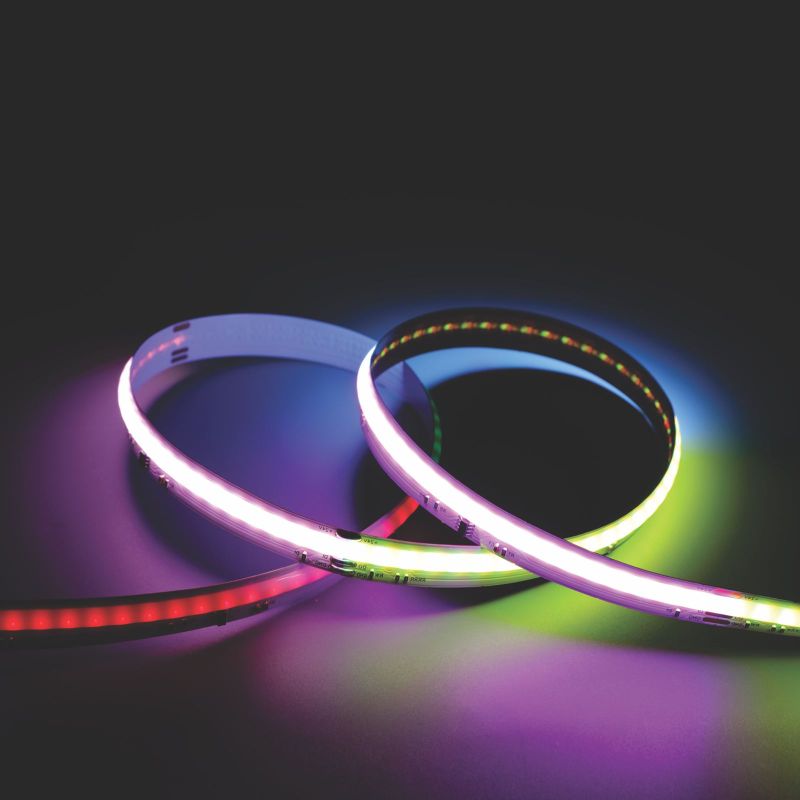 Ταινία LED TΩRA COB SPI RGBW 14,4 Watt/m 24V CRI90(3000K) IP20 840 led/m 5m  (10mm) -  Τεμ.