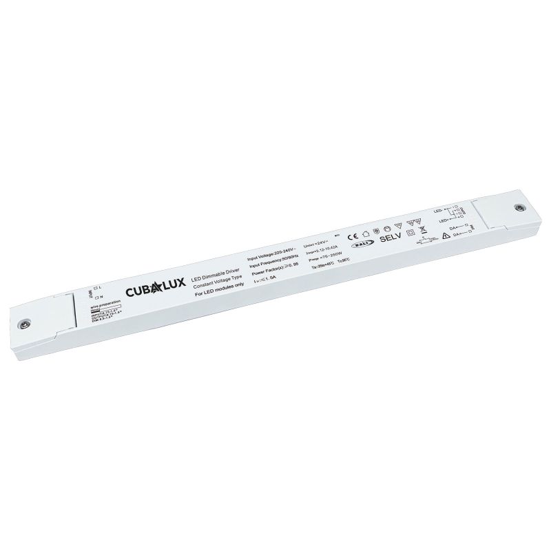 Led driver Slim Dali2 Cubalux IP20 250 Watt 24V -  Τεμ.