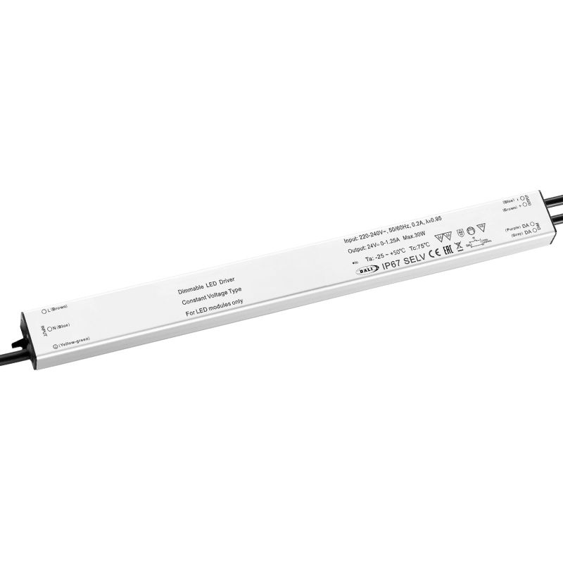 Led driver Slim Dali2 IP67 30 Watt 24V -  Τεμ.