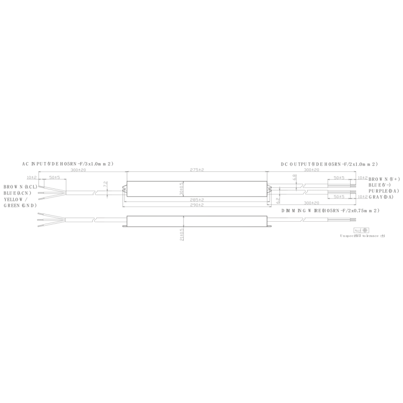 Led driver Slim Dali2 IP67 60 Watt 24V -  Τεμ.