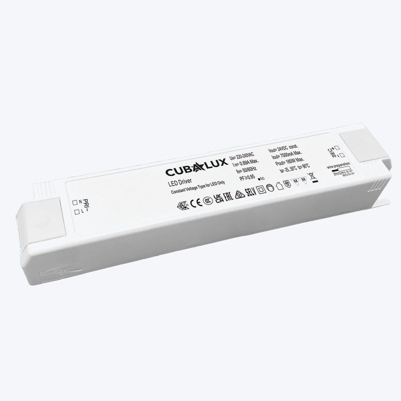 Τροφοδοτικό Πλαστικό Cubalux IP20 24V 180W -  Τεμ.