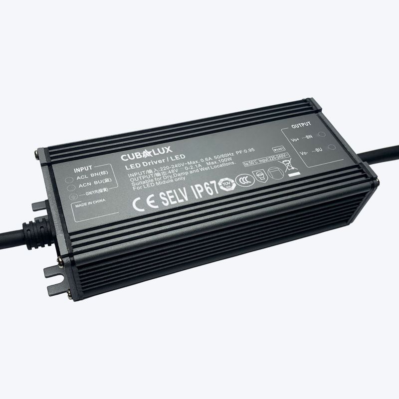 Τροφοδοτικό Μεταλλικό Cubalux IP67 24V 100W -  Τεμ.