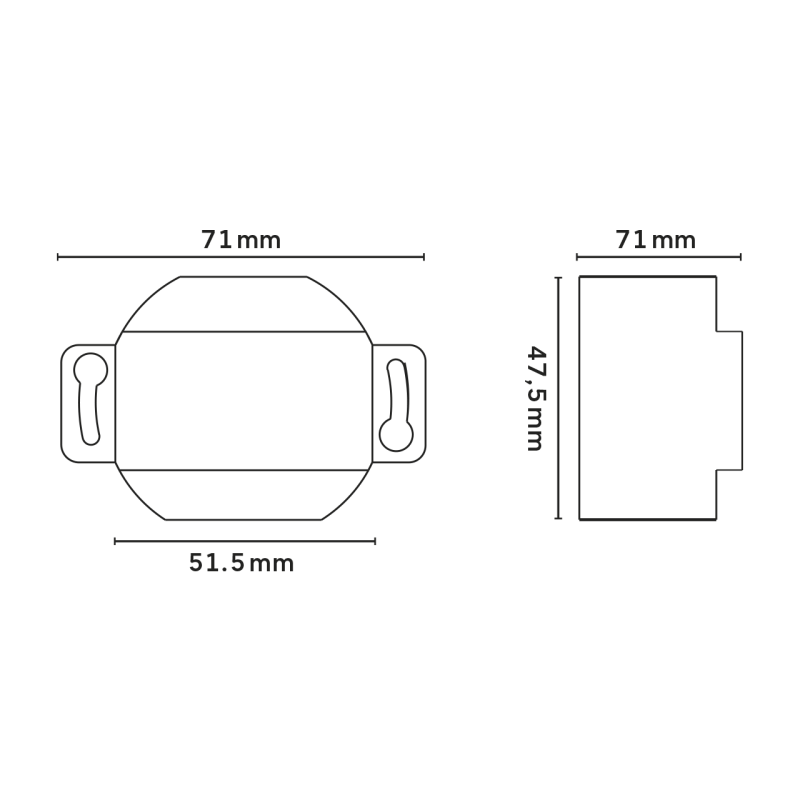 DIMMER 300Watt/230VAC IP20 CASAMBI -  Τεμ.