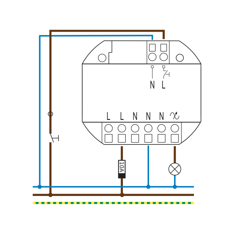 DIMMER 300Watt/230VAC IP20 CASAMBI -  Τεμ.