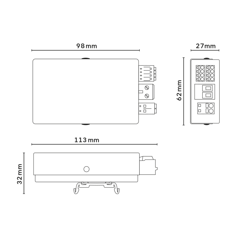 PWM controller 12-48V IP20 CASAMBI -  Τεμ.