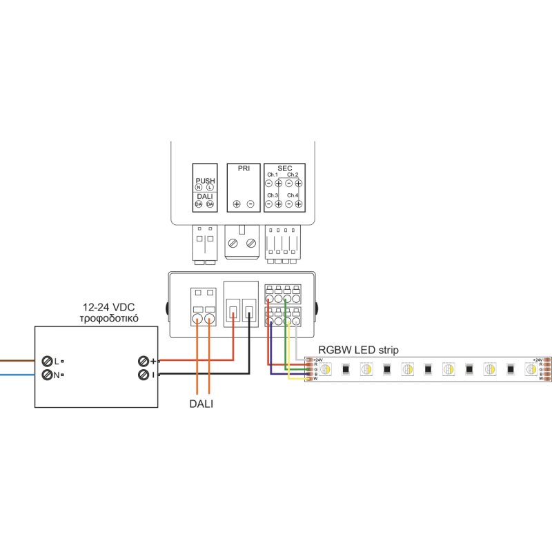 PWM controller 12-48V IP20 CASAMBI -  Τεμ.