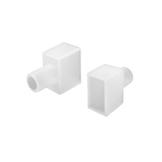 Silicone end cap with hole for Neon flex 15x8
