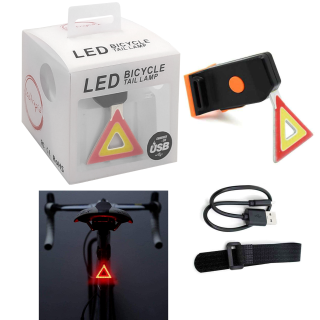 Triangle bicycle tail light