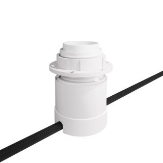 Kit Spostaluce with E27 lamp holder for lampshade White
