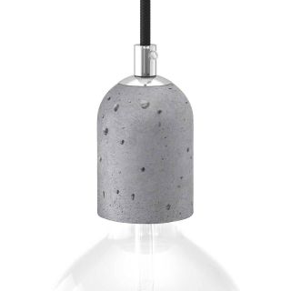 E27 concrete lamp holder kit Light concrete