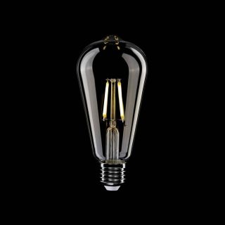 Transparent LED Edison Bulb ST64 4W 470Lm E27 2700K - E03