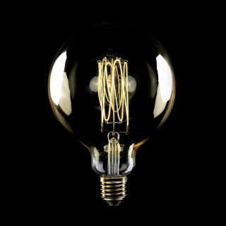 Golden Carbon Line vertical filament LED bulb Globo G125 7W 640Lm E27 2700K Dimmable