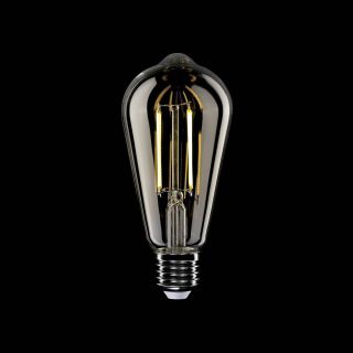 Transparent LED Edison Bulb ST64 7W 806Lm E27 2700K Dimmable