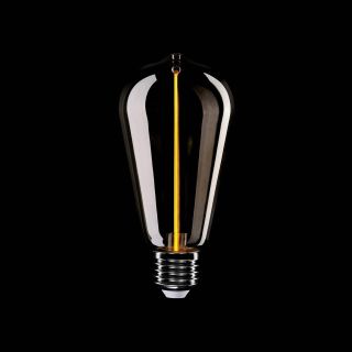 Smoky Magnetic Deco Line Edison ST64 LED bulb 2,2W 60Lm E27 1800K
