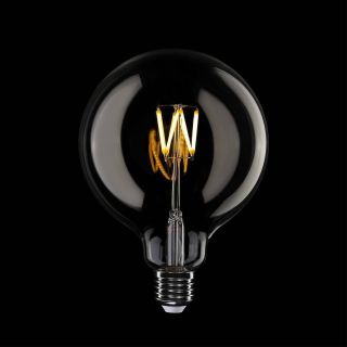 Λάμπα LED Διαφανής γλόμπος, 5V κοντού νήματος, G125 1,3W   110Lm E27 2500K DIM -  Τεμ.