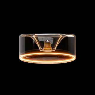 Transparent LED Light Bulb Ghost Line Recessed Donut 195x83 6W 500Lm E27 2200K Dimmable